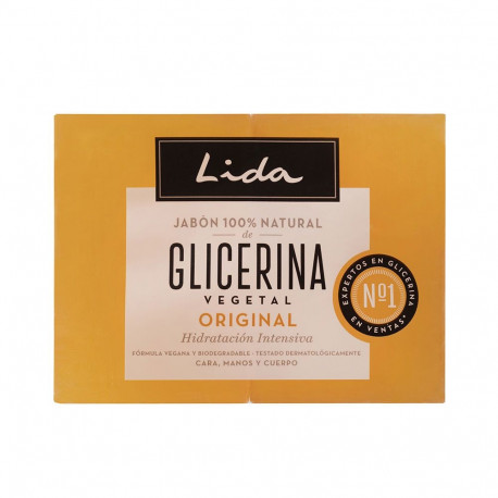 Lida seep 100% looduslik glütseriin originaal 2 x 125g