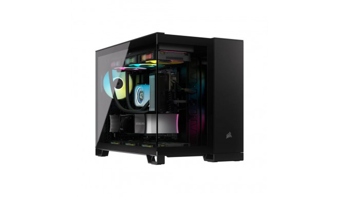 CORSAIR 2500X LINK Tempered Glass mATX Mid Tower Black