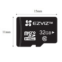 Ezviz 32GB UHS-I 10. klassi nutikas microSD kaart, ideaalne Full HD video jaoks r90MB/s/w20Mbps