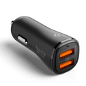 SPIGEN ESSENTIAL EV302 2-PORT CAR CHARGER 30W BLACK SPIGEN ESSENTIAL EV302 2-PORT CAR CHARGER 30W BLACK