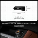 SPIGEN ESSENTIAL EV302 2-PORT CAR CHARGER 30W BLACK SPIGEN ESSENTIAL EV302 2-PORT CAR CHARGER 30W BLACK