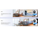 Ezviz H7C CS-H7c Siseruumide Kahe objektiiviga 4MP 2K Nutikas Pan & Tilt 360 Kaamera MicroSD / Öönäg