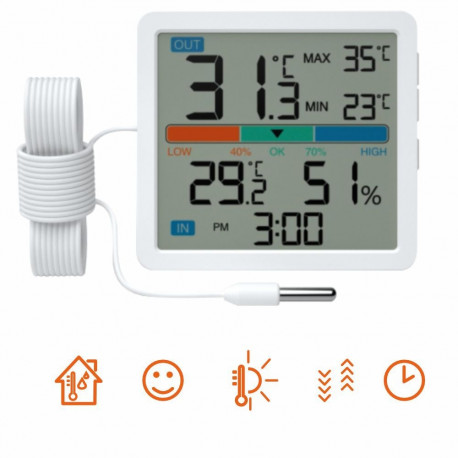 Termomeeter välise sensoriga Manta MTO002W