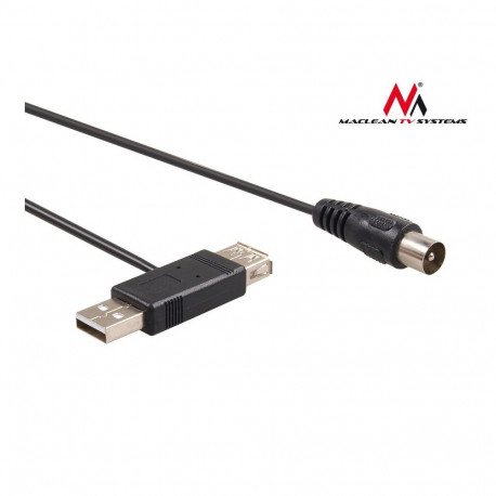 Adapter złącze USB do anteny DVB-T Maclean, 5V, MCTV-697
