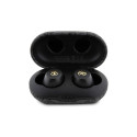 TWS Guess 4G Metal Bluetooth headphones with ENC docking station - black