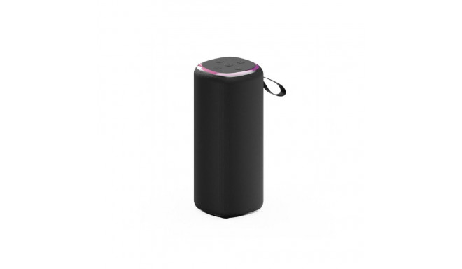 Portable Speaker|GEMBIRD|Black|Wireless|Bluetooth|SPK-BT-LED-08L