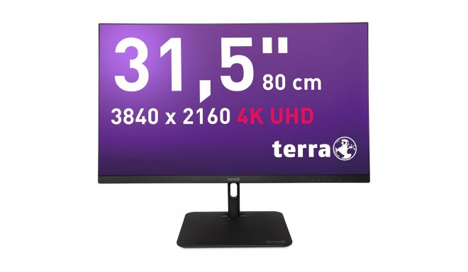 "80cm/31,5"" (3840x2160) Terra 3295W PV 4k IPS 5ms HDMI DP RJ45 USB-C Speaker Black"