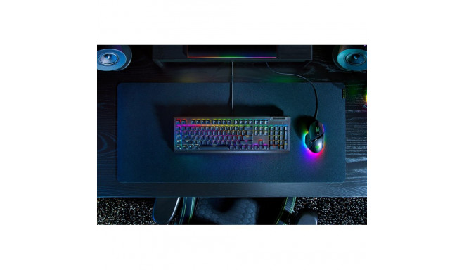 Razer BlackWidow V4 X klaviatuur mängimiseks USB QWERTZ saksa must