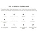 Ezviz EB8 4G Sim Välitingimustes 3MP 2K Spheroidne IP Pan & Tilt 360 Akukaamera MicroSD / Öönägemine