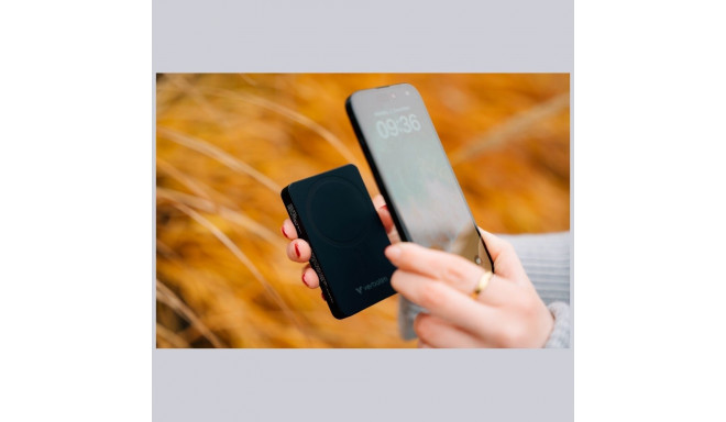 Powerbank Verbatim Charge n Go Essentials 10000mAh magnetiline juhtmevaba must 32227