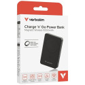 Verbatim Charge n Go Essentials 10000mAh Magnetic Wireless powerbank black 32227