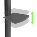 Techly Trolley Floor Support with Shelf LCD TV/LED 32-65"