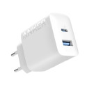 Anker 312 20W 1x USB-A 1x USB-C White charger