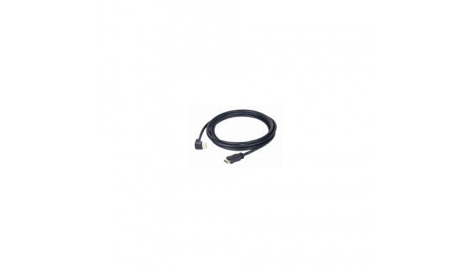 Kaabel HDMI-HDMI 3m HDMI2.0, HEC, H-ARC, 4096x2160 at 60Hz, 1 pistik 90-kraadi nurgaga
