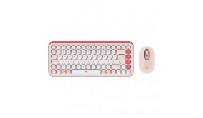 LOGITECH POP ICON KOMPLEKT - roosa (US)