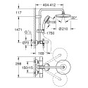 Shower system Grohe TEMPESTA COSMOPOLITAN SYSTEM 210 26223001