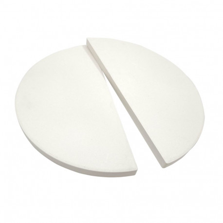 TunaBone | Half moon pizza stone for Kamado classic 26 inch grill
