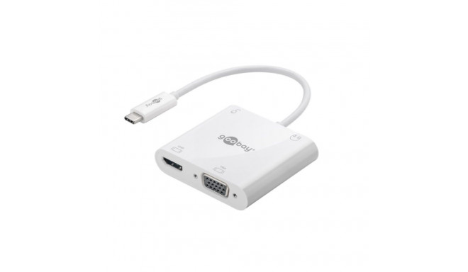 Goobay USB-C multiport adapter HDMI + VGA + PD 100 W 52418