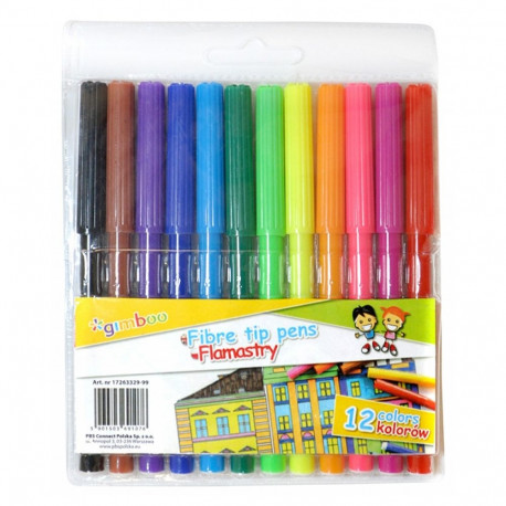 Viltpliiatsid 12 värvi Gimboo