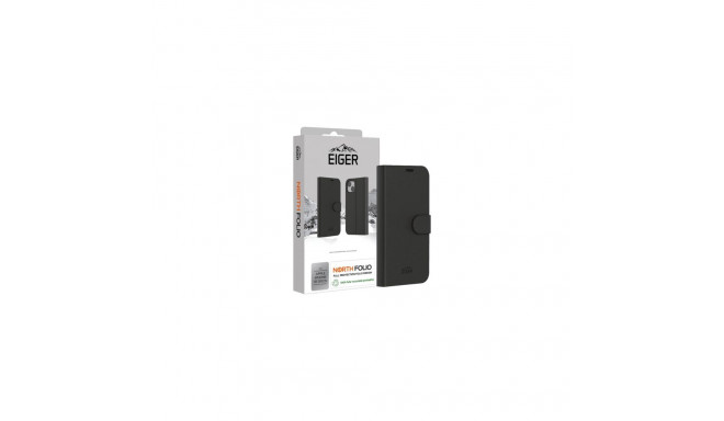 Eiger North Folio Case iPhone 16e/17e schwarz