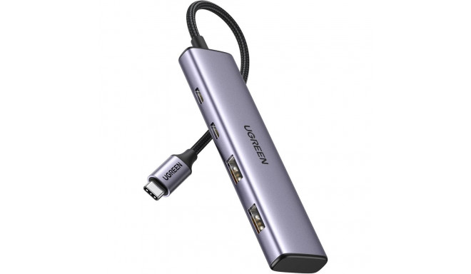 Hub USB-C 3.0 4-portiline (2xUSB-A + 2xUSB-C) 20cm, Hall