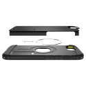 Spigen Tough Armor Case with MagSafe for iPhone 16e with Stand - Black