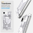 Spigen Ultra Hybrid MagSafe Case for iPhone 16e Zero One - White