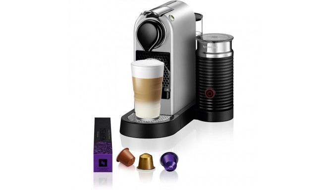 "Krups Kaffeemaschine Nespresso CitiZ & Milk Silber"