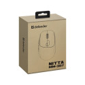 MOUSE DEFENDER NITTA MM-307 RF+BT OPTIC 1600dpi 6P WHITE