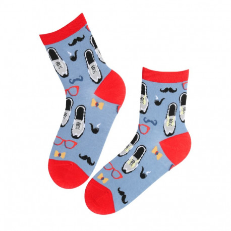 SOKISAHTEL REINO sinised puuvillased härrasmeeste sokid 444