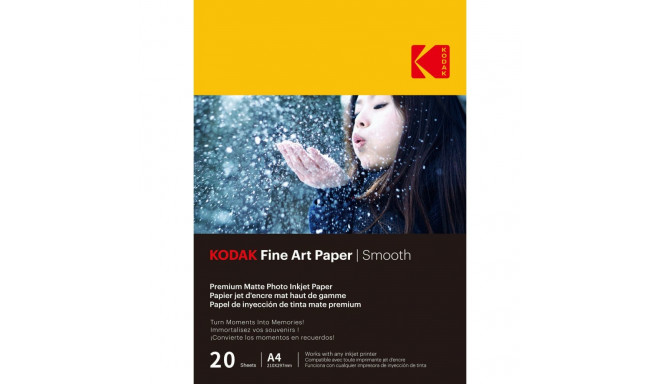 Kodak Fine Art Paper 230g Matte Coated Smooth A4x20