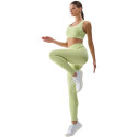 Legginsy damskie 4F FNK F306 jasna zieleń 4FRSS25TFTIF306 42S S