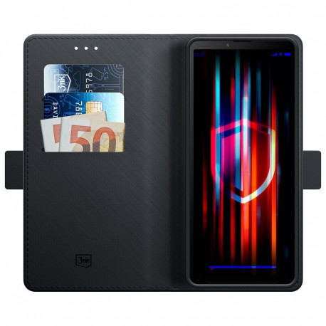 3MK Wallet Case for Sony Xperia 10 V black