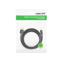 Ugreen universaalne mini USB andmesidekaabel 1m must (10355)