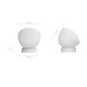 Ezviz T1C Smart Home PIR mooving Sensor with 360 degree detection for A3 Gateway White