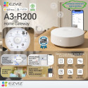 Ezviz A3-R200 Smart Home Gateway Control Hub for smart devices RJ45 Zigbee Wi-Fi White