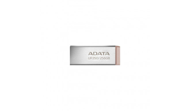 ADATA UR350 USB flash drive 256 GB USB Type-A 3.2 Gen 1 (3.1 Gen 1) Brown, Stainless steel