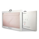 Original GUESS Laptop Sleeve Saffiano Script GUCS13PUSASPI 13 inches pink
