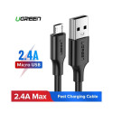 UGREEN micro USB kaabel QC 3.0 2.4A 1m must