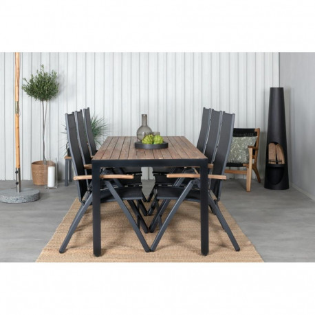 Aiamööbli komplekt Bois laud ja 6 tooli