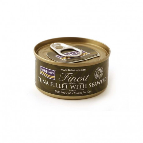 FISH4CATS tuunikala filee merevetikatega märg kassitoit 70g