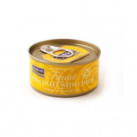 FISH4CATS tuunikala filee juustuga märg kassitoit 70g