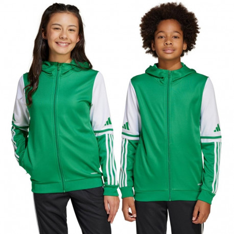 Bluza dla dzieci adidas Squadra 25 Hoody zielono-biała JP3163 140cm