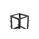 OPEN RACK 19" 15U 600X600-1100 ADJUSTABLE BLACK LANBERG