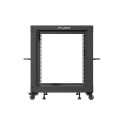 OPEN RACK 19" 12U 600X600-1100 ADJUSTABLE BLACK LANBERG