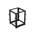 OPEN RACK 19" 15U 600X600-1100 ADJUSTABLE BLACK LANBERG