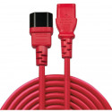 Lindy power cable 30476 IEC 50cm, red