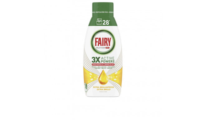 FAIRY PLATINUM gel máquina limón 28 lavados