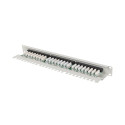 PATCH PANEL 24 PORT 1U 19" CAT.5E UTP WITH CABLE ORGANIZER GREY LANBERG