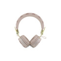 Guess Bluetooth ENC GUBH70EPOSMW Brown/Brown Peony Script Round Shape Headphones